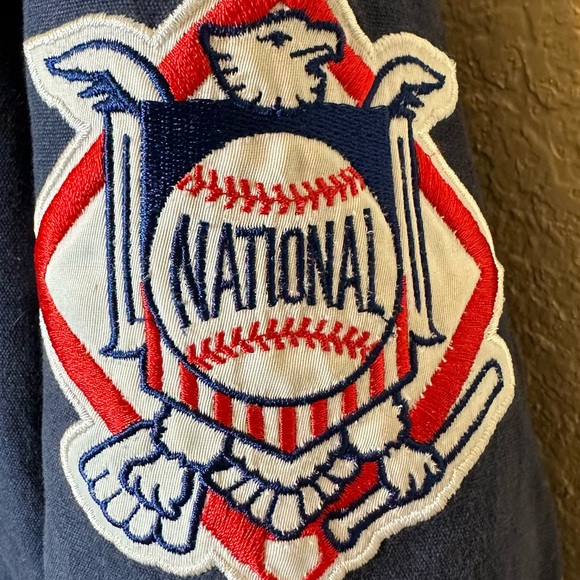 San Diego Padres Vintage Brown Satin Varsity Baseball Bomber Jacket Reversible - Picture 14 of 14